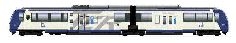 Un bogie central supporte les deux caisses